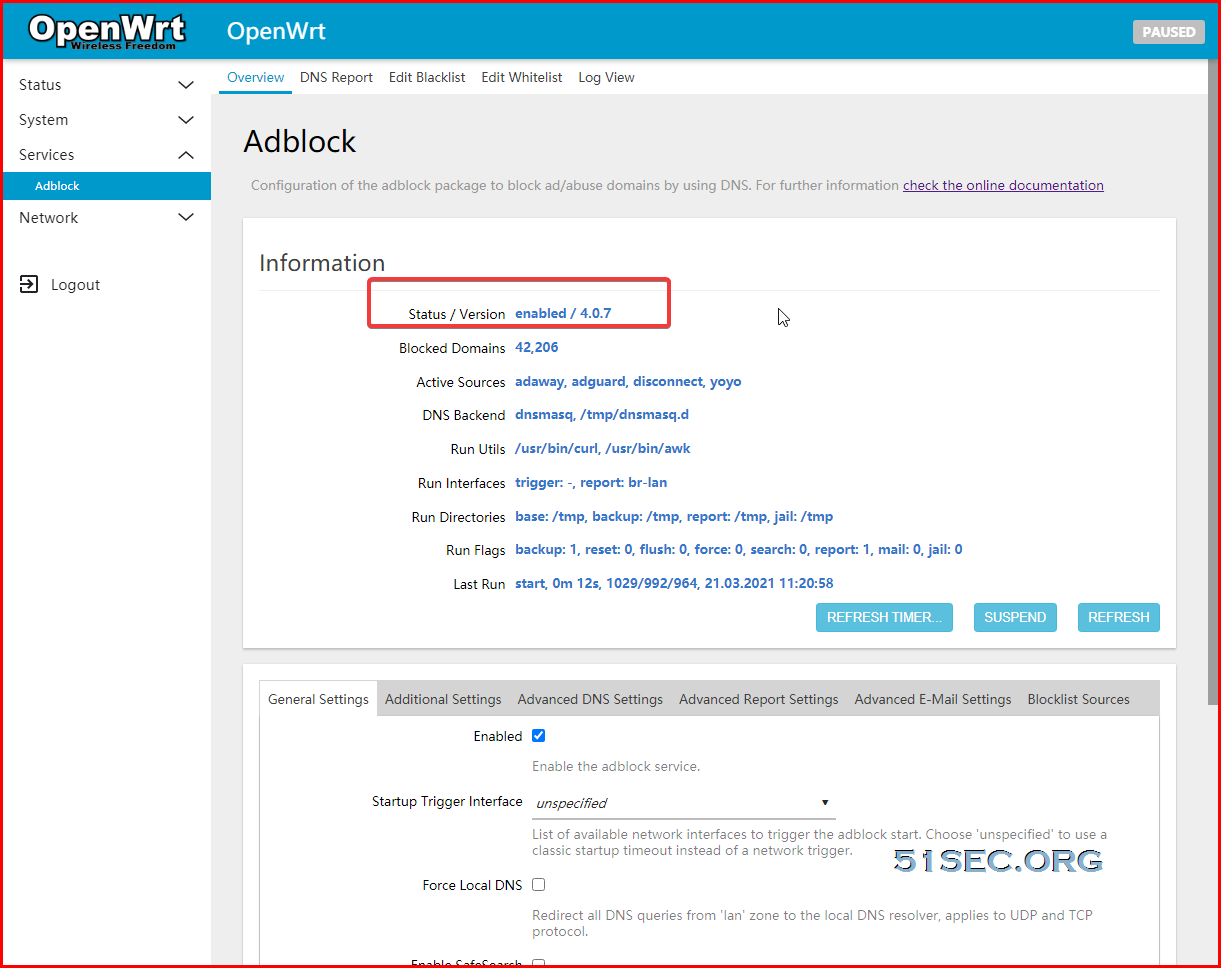 Openwrt Adblock Recommended Lists / Layman S Guide For Adblock On Wrt1900ac Openwrt / Domains lists (one domain name per line) to be blocked.