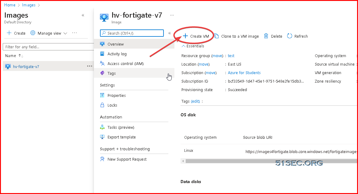 fortigate vm trial license